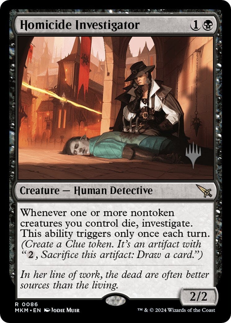 Homicide Investigator (Promo Pack) [Murders at Karlov Manor Promos] MTG Single Magic: The Gathering  | Multizone: Comics And Games