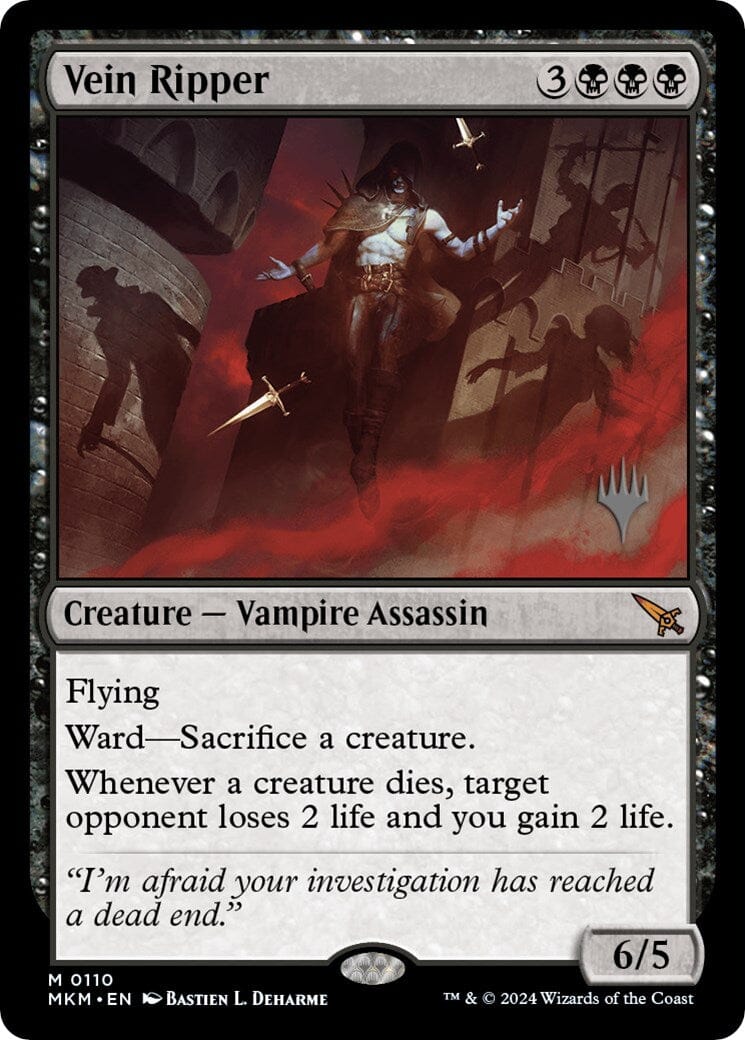 Vein Ripper (Promo Pack) [Murders at Karlov Manor Promos] MTG Single Magic: The Gathering  | Multizone: Comics And Games