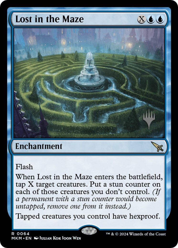 Lost in the Maze (Promo Pack) [Murders at Karlov Manor Promos] MTG Single Magic: The Gathering  | Multizone: Comics And Games