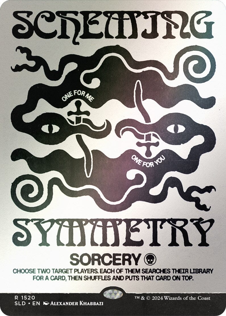 Scheming Symmetry (Rainbow Foil) [Secret Lair Drop Series] MTG Single Magic: The Gathering  | Multizone: Comics And Games