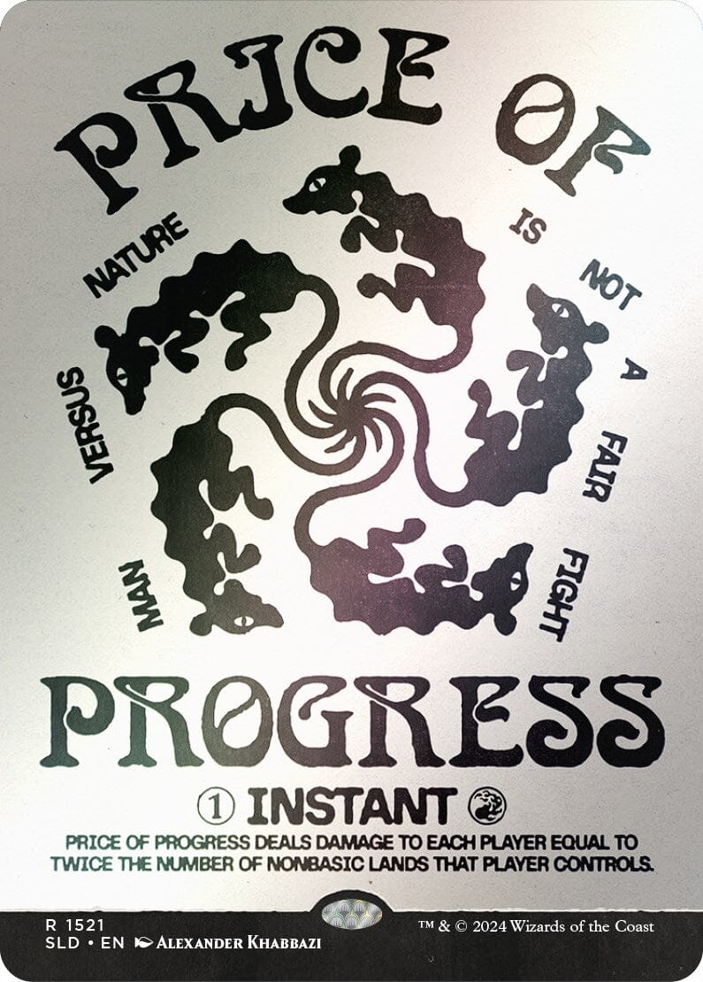 Price of Progress (Rainbow Foil) [Secret Lair Drop Series] MTG Single Magic: The Gathering  | Multizone: Comics And Games