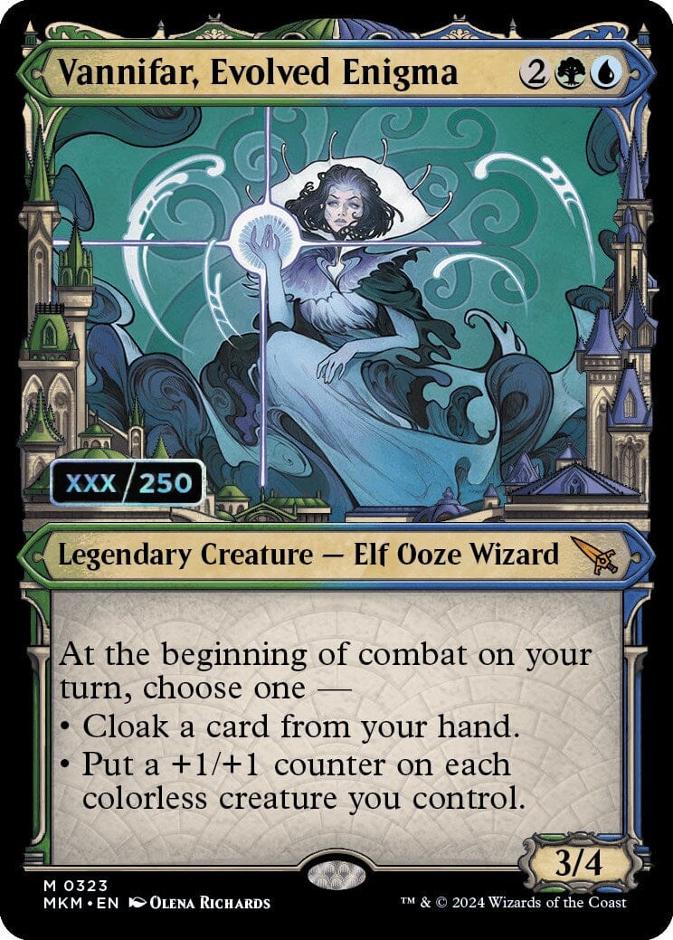 Vannifar, Evolved Enigma (Serialized) [Murders at Karlov Manor] MTG Single Magic: The Gathering  | Multizone: Comics And Games
