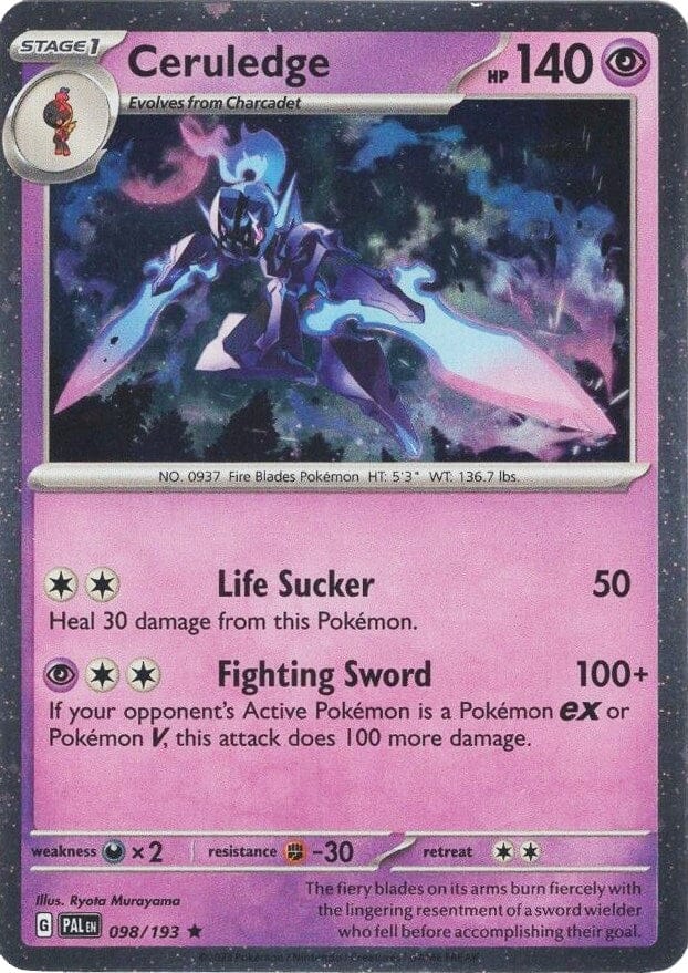 Ceruledge (098/193) (Cosmos Holo) [Scarlet & Violet: Paldea Evolved] Pokemon Single Pokémon  | Multizone: Comics And Games