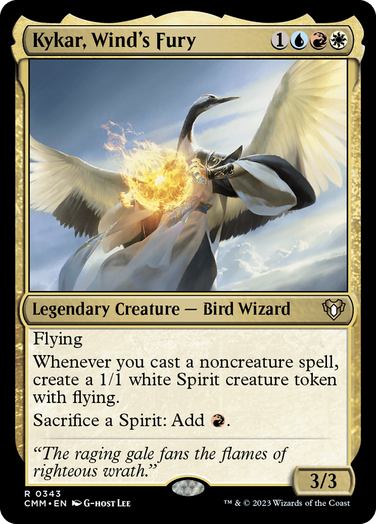 Kykar, Wind's Fury [Commander Masters] MTG Single Magic: The Gathering  | Multizone: Comics And Games