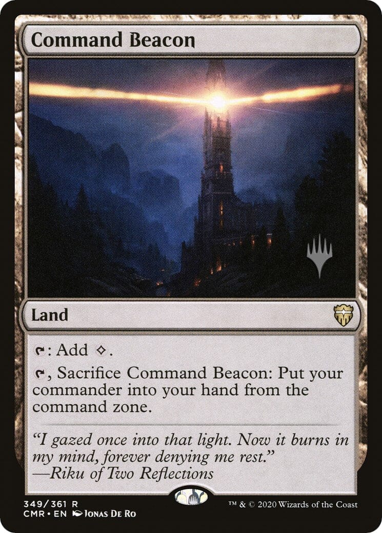 Command Beacon (Promo Pack) [Murders at Karlov Manor Promos] MTG Single Magic: The Gathering  | Multizone: Comics And Games