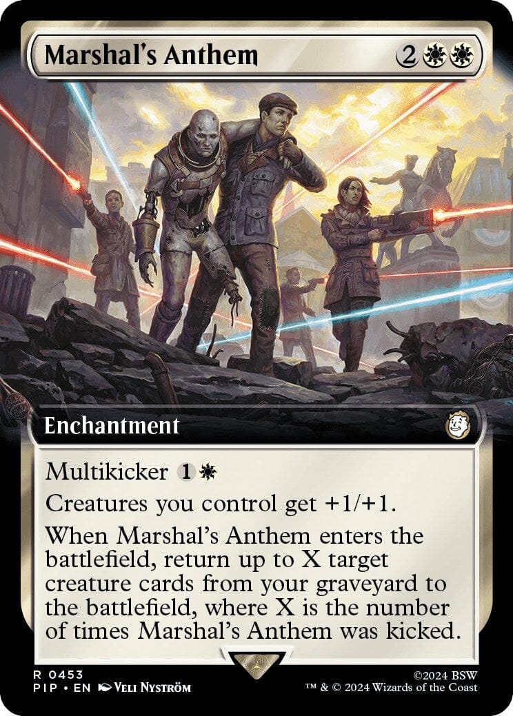 Marshal's Anthem (Extended Art) [Fallout] MTG Single Magic: The Gathering  | Multizone: Comics And Games