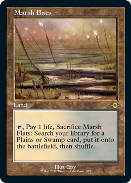 Marsh Flats (Retro Foil Etched) [Modern Horizons 2] MTG Single Magic: The Gathering  | Multizone: Comics And Games