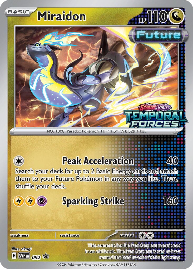 Miraidon (092) [Scarlet & Violet: Black Star Promos] Pokemon Single Pokémon  | Multizone: Comics And Games