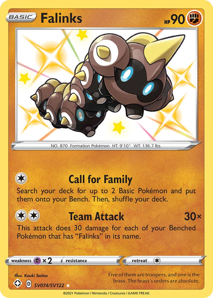 Falinks (SV074/SV122) [Sword & Shield: Shining Fates] Pokemon Single Pokémon  | Multizone: Comics And Games