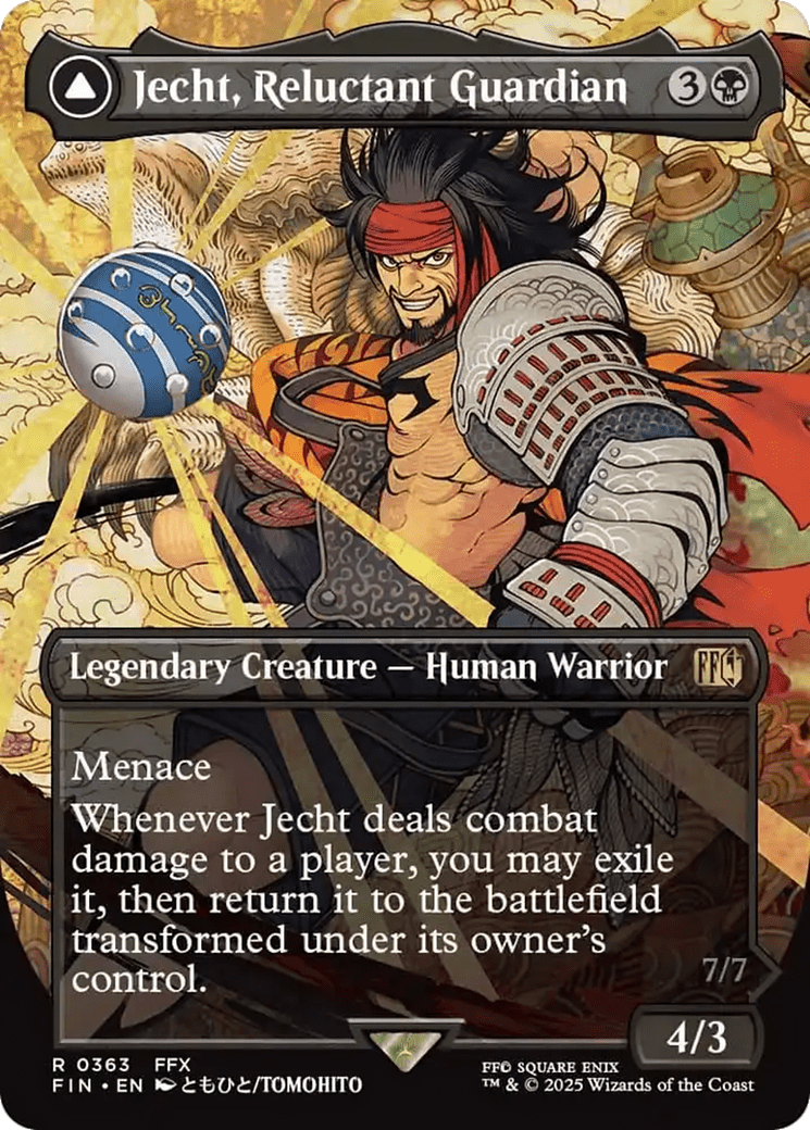 Jecht, Reluctant Guardian // Braska's Final Aeon (Borderless) [FINAL FANTASY] MTG Single Magic: The Gathering  | Multizone: Comics And Games