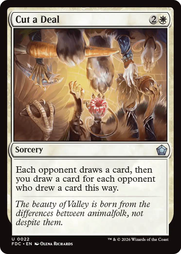 Cut a Deal [Foundations Commander] MTG Single Magic: The Gathering  | Multizone: Comics And Games