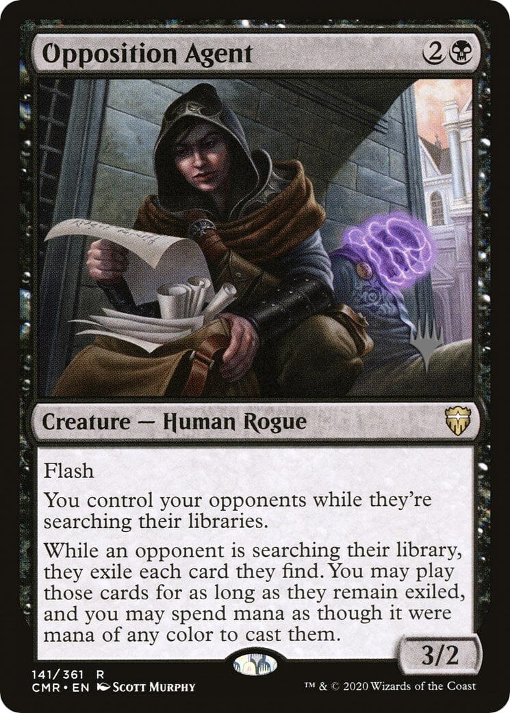 Opposition Agent (Promo Pack) [Murders at Karlov Manor Promos] MTG Single Magic: The Gathering  | Multizone: Comics And Games