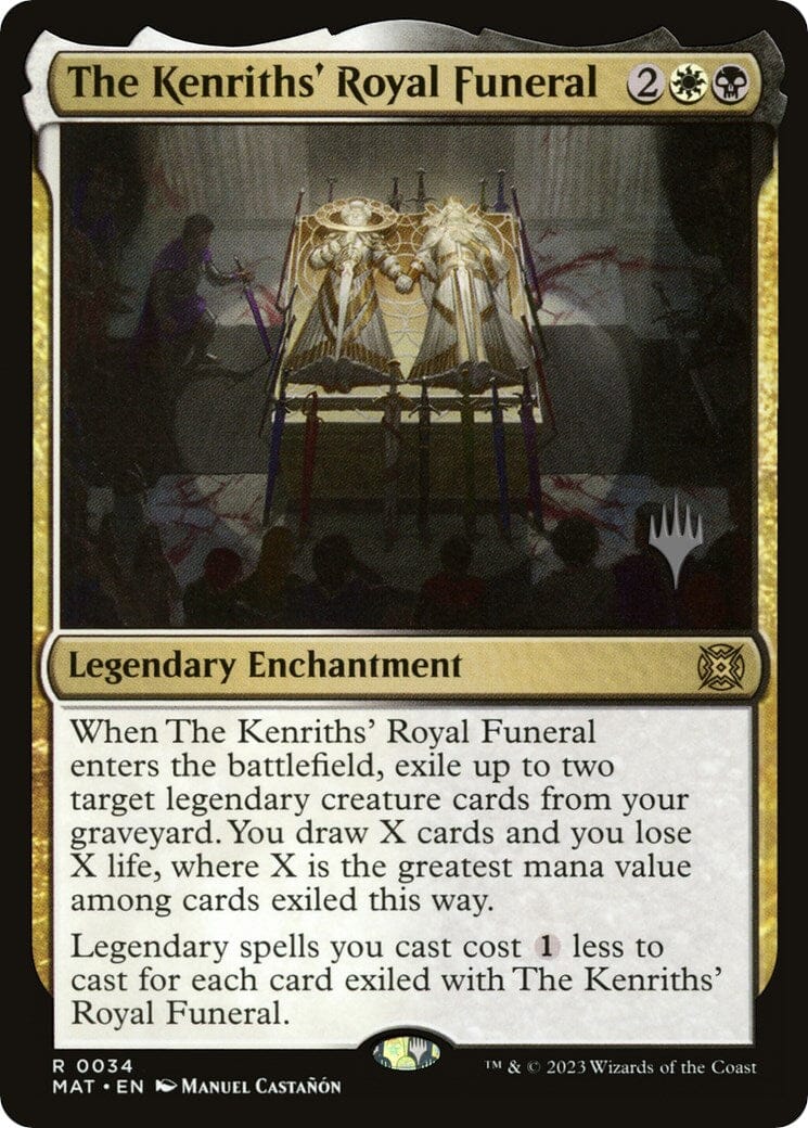 The Kenriths' Royal Funeral (Promo Pack) [Murders at Karlov Manor Promos] MTG Single Magic: The Gathering  | Multizone: Comics And Games