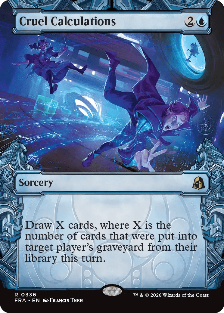 Cruel Calculations (Showcase) [Reality Fracture] MTG Single Magic: The Gathering  | Multizone: Comics And Games