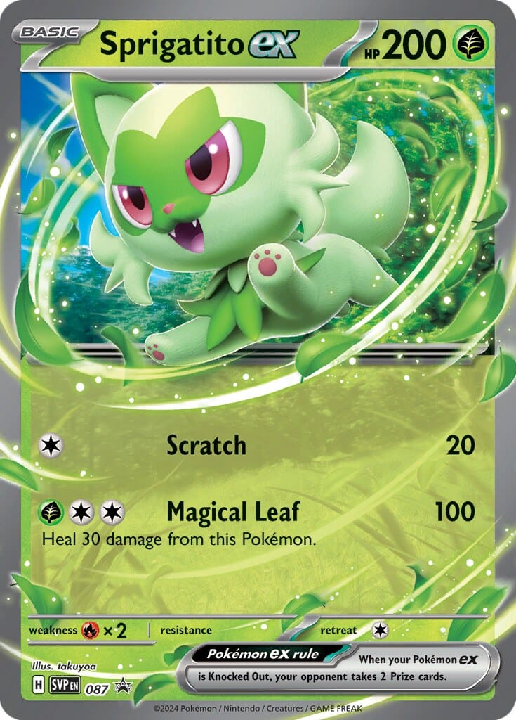 Sprigatito ex (087) [Scarlet & Violet: Black Star Promos] Pokemon Single Pokémon  | Multizone: Comics And Games