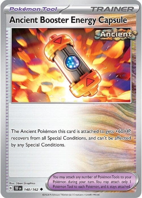 Ancient Booster Energy Capsule (140/162) [Scarlet & Violet: Temporal Forces] Pokemon Single Pokémon  | Multizone: Comics And Games