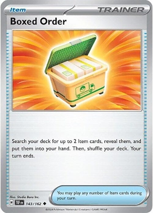 Boxed Order (143/162) [Scarlet & Violet: Temporal Forces] Pokemon Single Pokémon  | Multizone: Comics And Games