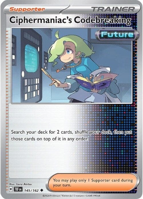 Ciphermaniac's Codebreaking (145/162) [Scarlet & Violet: Temporal Forces] Pokemon Single Pokémon  | Multizone: Comics And Games