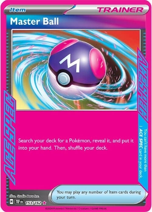Master Ball (153/162) [Scarlet & Violet: Temporal Forces] Pokemon Single Pokémon  | Multizone: Comics And Games