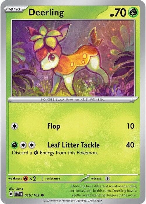 Deerling (016/162) [Scarlet & Violet: Temporal Forces] Pokemon Single Pokémon  | Multizone: Comics And Games