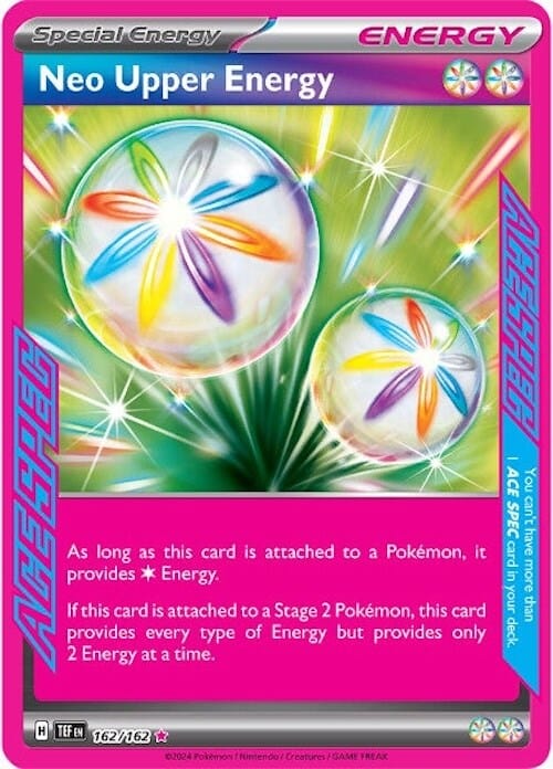 Neo Upper Energy (162/162) [Scarlet & Violet: Temporal Forces] Pokemon Single Pokémon  | Multizone: Comics And Games