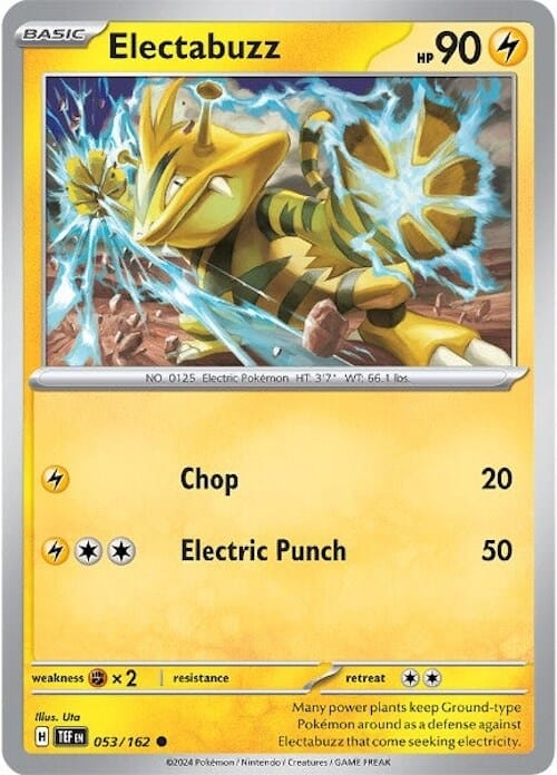 Electabuzz (053/162) [Scarlet & Violet: Temporal Forces] Pokemon Single Pokémon  | Multizone: Comics And Games
