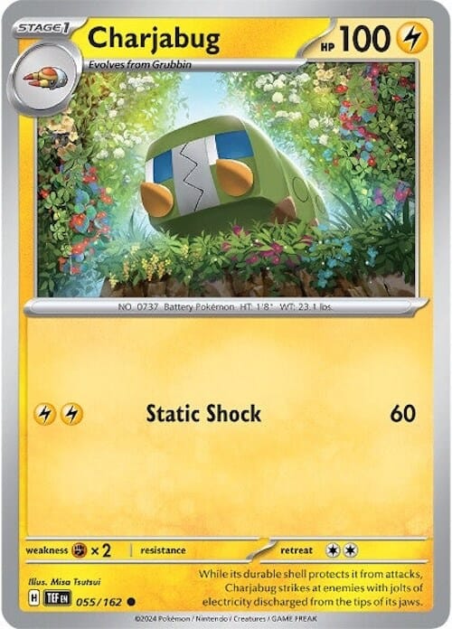Charjabug (055/162) [Scarlet & Violet: Temporal Forces] Pokemon Single Pokémon  | Multizone: Comics And Games