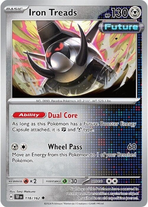 Iron Treads (118/162) [Scarlet & Violet: Temporal Forces] Pokemon Single Pokémon  | Multizone: Comics And Games