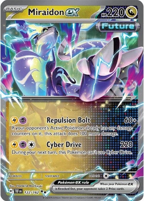 Miraidon ex (122/162) [Scarlet & Violet: Temporal Forces] Pokemon Single Pokémon  | Multizone: Comics And Games