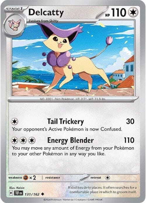 Delcatty (131/162) [Scarlet & Violet: Temporal Forces] Pokemon Single Pokémon  | Multizone: Comics And Games