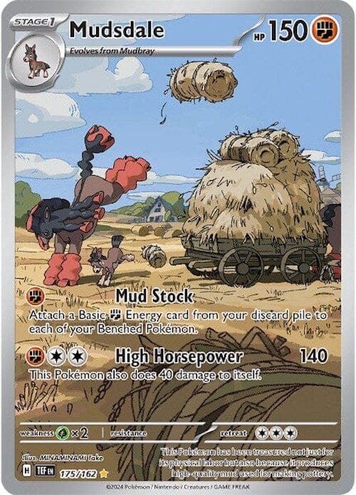 Mudsdale (175/162) [Scarlet & Violet: Temporal Forces] Pokemon Single Pokémon  | Multizone: Comics And Games