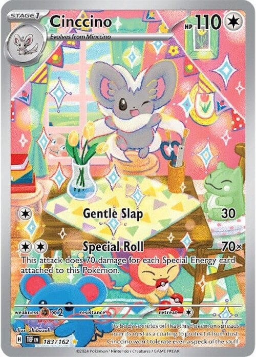 Cinccino (183/162) [Scarlet & Violet: Temporal Forces] Pokemon Single Pokémon  | Multizone: Comics And Games