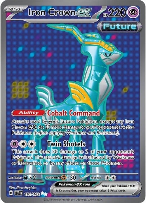 Iron Crown ex (191/162) [Scarlet & Violet: Temporal Forces] Pokemon Single Pokémon  | Multizone: Comics And Games