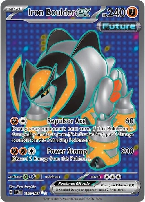 Iron Boulder ex (192/162) [Scarlet & Violet: Temporal Forces] Pokemon Single Pokémon  | Multizone: Comics And Games