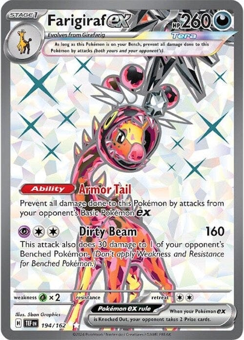 Farigiraf ex (194/162) [Scarlet & Violet: Temporal Forces] Pokemon Single Pokémon  | Multizone: Comics And Games