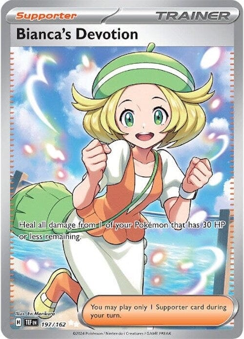 Bianca's Devotion (197/162) [Scarlet & Violet: Temporal Forces] Pokemon Single Pokémon  | Multizone: Comics And Games