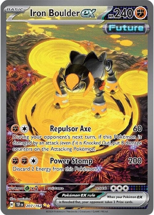 Iron Boulder ex (207/162) [Scarlet & Violet: Temporal Forces] Pokemon Single Pokémon  | Multizone: Comics And Games