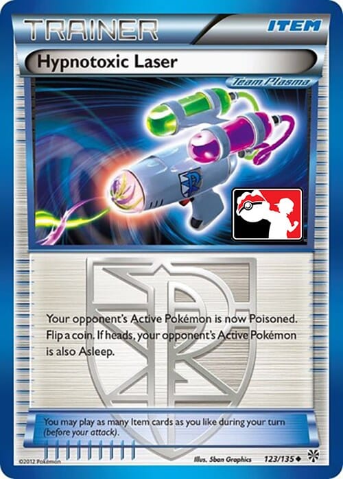 Hypnotoxic Laser (123/135) (Team Plasma) [League & Championship Cards] Pokemon Single Pokémon  | Multizone: Comics And Games