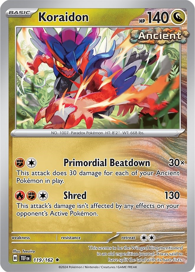 Koraidon (119/162) (Theme Deck Exclusive) [Scarlet & Violet: Temporal Forces] | Multizone: Comics And Games