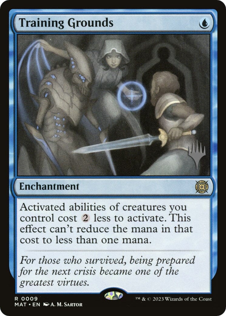 Training Grounds [Murders at Karlov Manor Promos] MTG Single Magic: The Gathering  | Multizone: Comics And Games