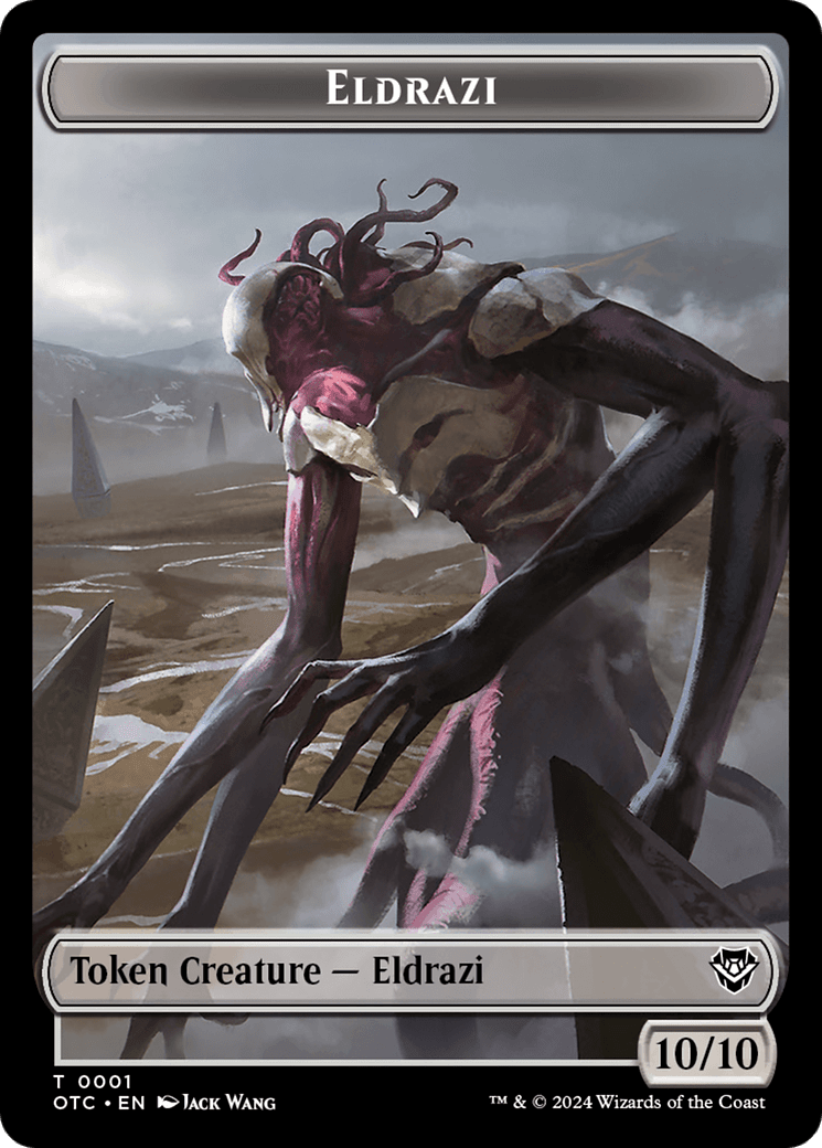 Eldrazi // Clue Double-Sided Token [Outlaws of Thunder Junction Commander Tokens] MTG Single Magic: The Gathering  | Multizone: Comics And Games