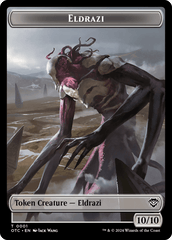 Eldrazi // Clue Double-Sided Token [Outlaws of Thunder Junction Commander Tokens] MTG Single Magic: The Gathering  | Multizone: Comics And Games