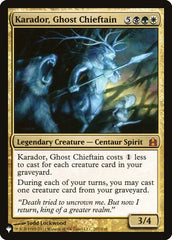 Karador, Ghost Chieftain [The List] MTG Single Magic: The Gathering  | Multizone: Comics And Games