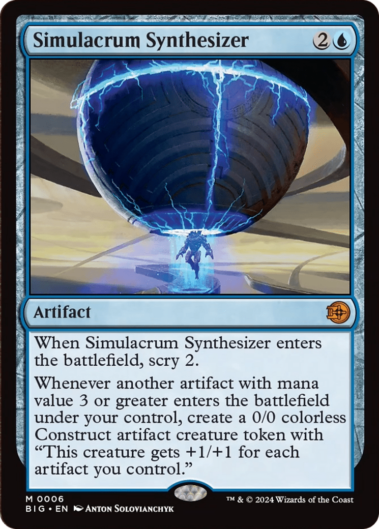 Simulacrum Synthesizer [Outlaws of Thunder Junction: The Big Score] MTG Single Magic: The Gathering  | Multizone: Comics And Games