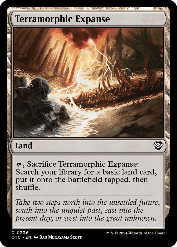 Terramorphic Expanse [Outlaws of Thunder Junction Commander] MTG Single Magic: The Gathering  | Multizone: Comics And Games
