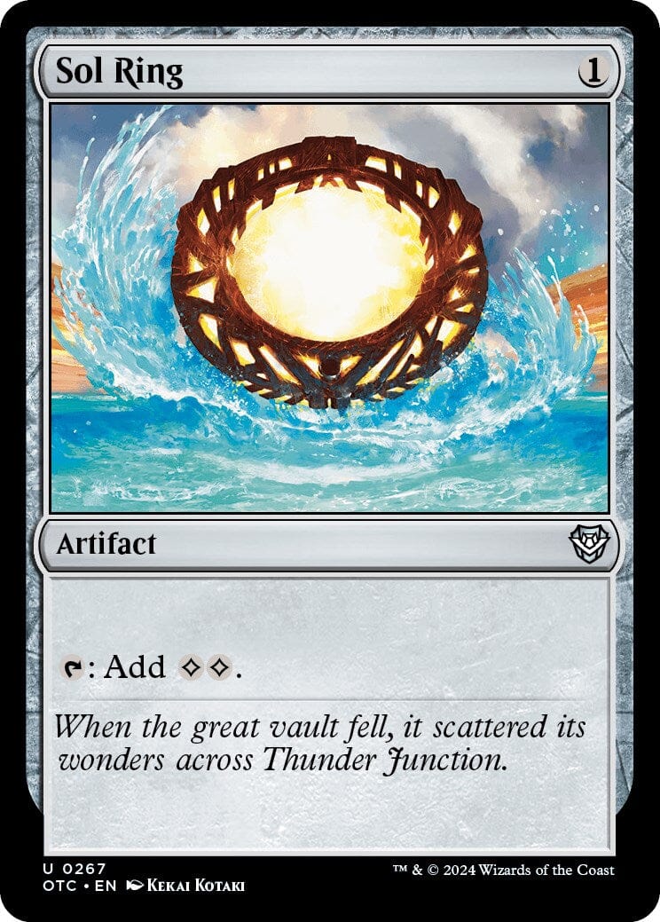Sol Ring [Outlaws of Thunder Junction Commander] MTG Single Magic: The Gathering  | Multizone: Comics And Games