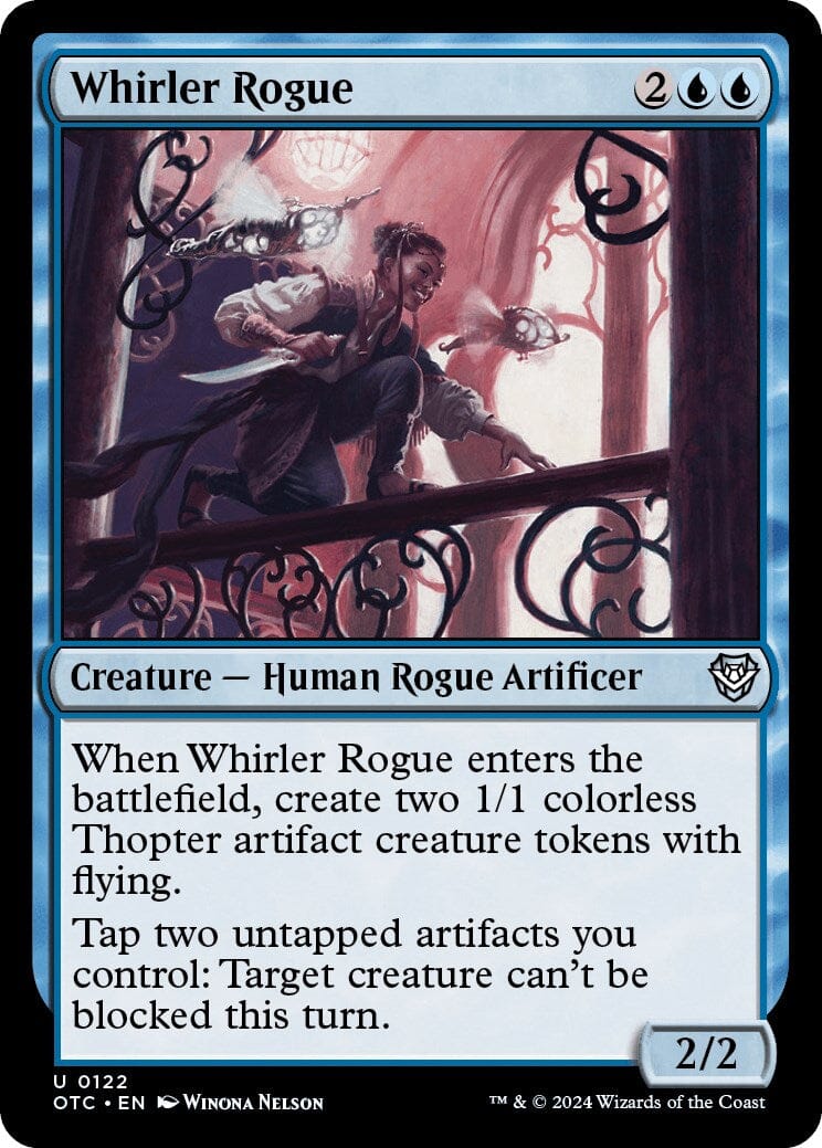 Whirler Rogue [Outlaws of Thunder Junction Commander] MTG Single Magic: The Gathering  | Multizone: Comics And Games