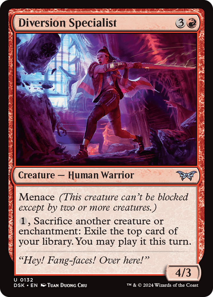 Diversion Specialist [Duskmourn: House of Horror] MTG Single Magic: The Gathering  | Multizone: Comics And Games