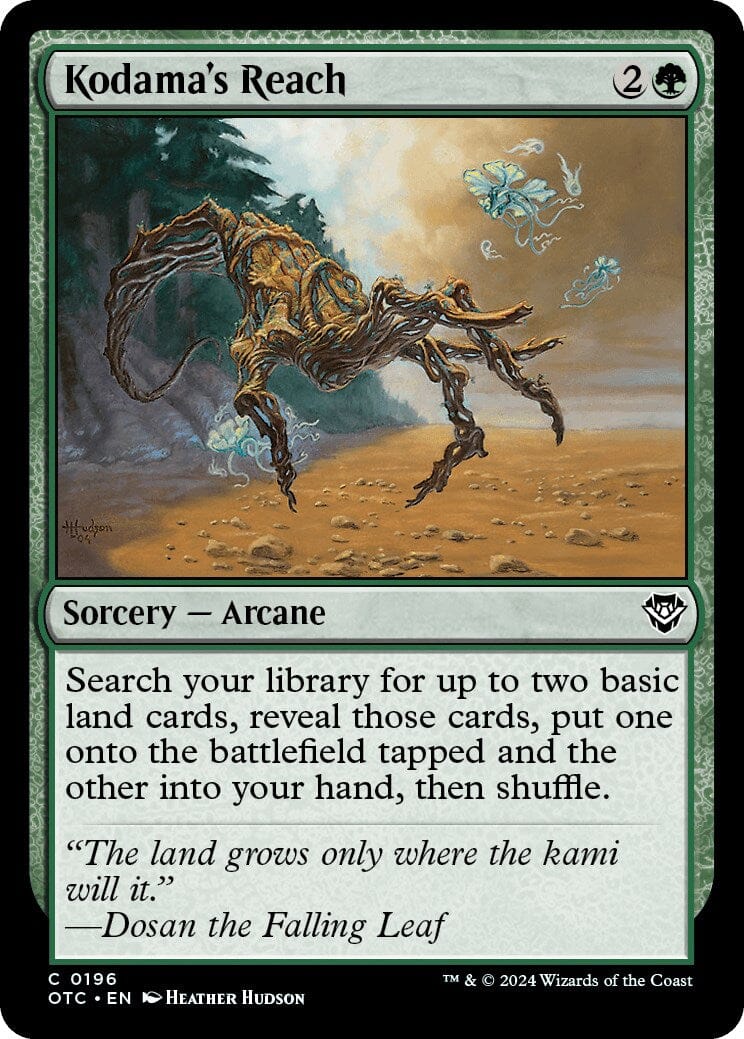Kodama's Reach [Outlaws of Thunder Junction Commander] MTG Single Magic: The Gathering  | Multizone: Comics And Games