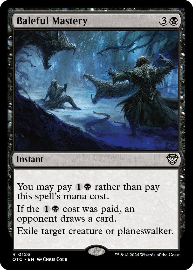 Baleful Mastery [Outlaws of Thunder Junction Commander] MTG Single Magic: The Gathering  | Multizone: Comics And Games